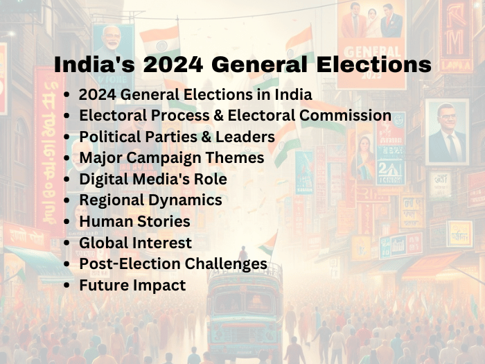 The Electoral Process of General Elections in India 2024